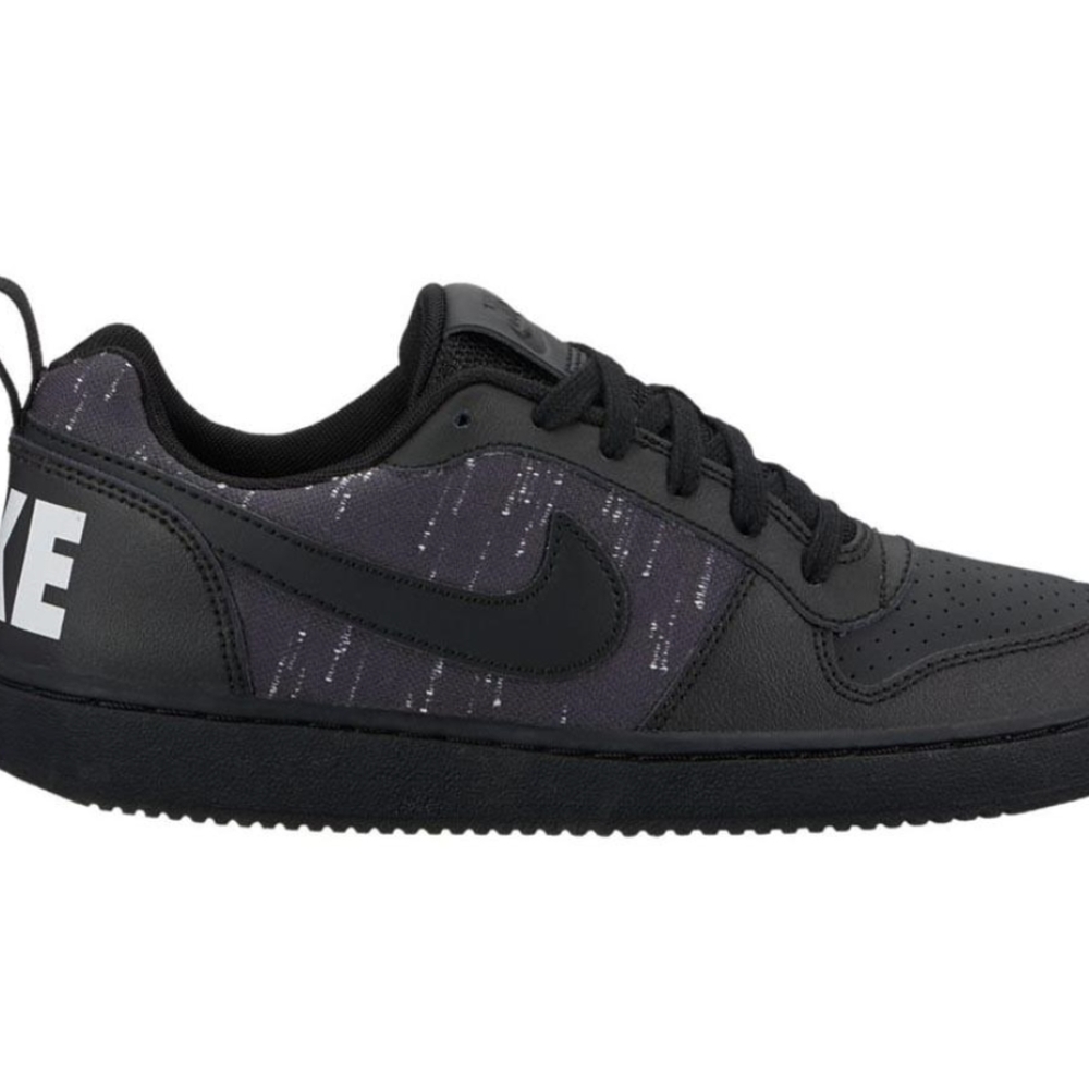 Nike Boy's Sneakers Size 7y Black Lace Up Casual Shoes Basketball Shoes